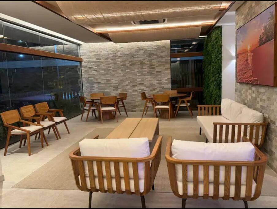 Flat Em Muro Alto Com Piscina, Ar-condicionado E Cozinha Equipada * Pôrto das Galinhas