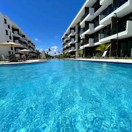 Flat Em Muro Alto Porto De Galinhas Com Piscina, Ar-Condicionado E Cozinha Equipada Exterior photo